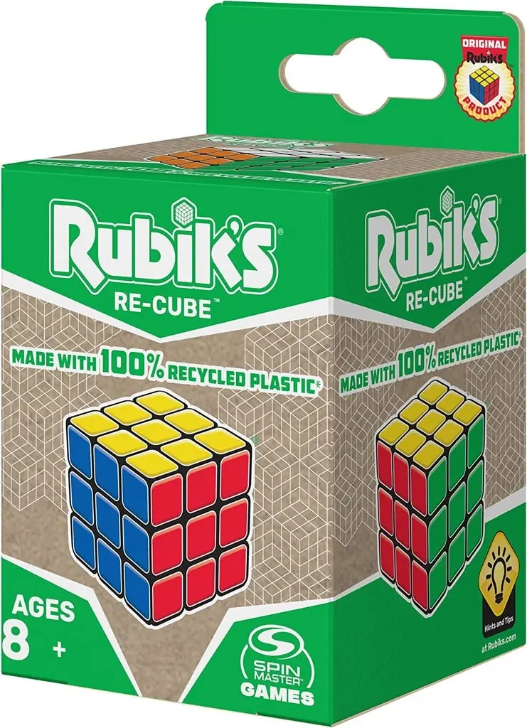 Rubik's - Re-cube Game Recycled Plastic Rubiks Cube