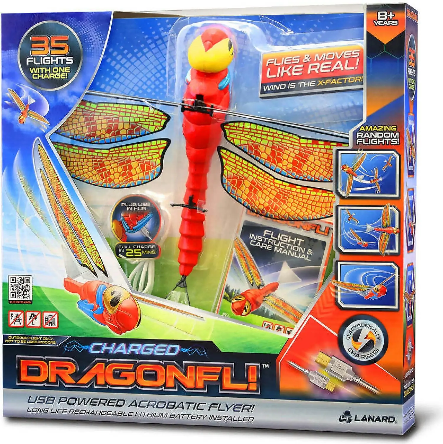 Lanard - Dragonfli Usb Powered Acrobatic Flyer