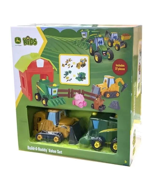 John Deere - Tomy Build-a-buddy Value Set