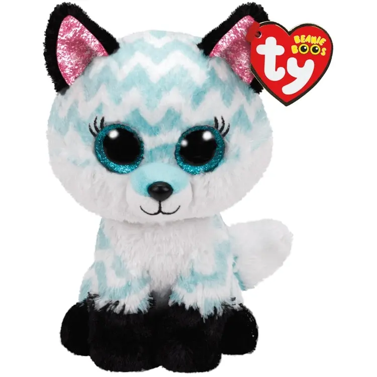 Ty Beanie Boos - Atlas - Aqua Fox  23cm Medium