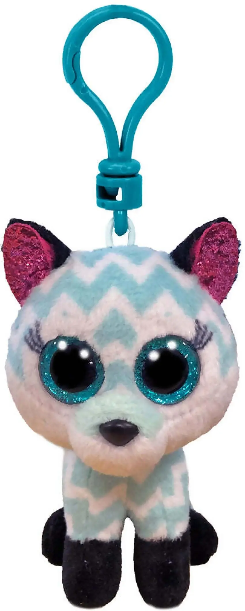 Ty - Beanie Boos - Clip On Atlas The Aqua Fox 10cm