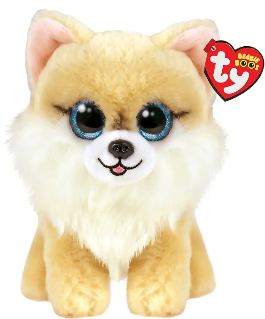 Ty - Beanie Boos - Honeycomb Tan Dog Small 15cm