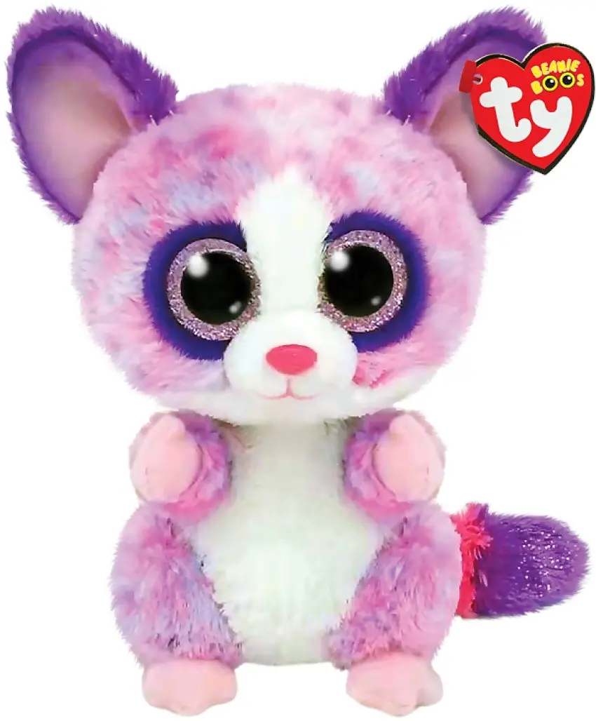 Ty - Beanie Boos - Becca Pink Bush Baby Small 15cm