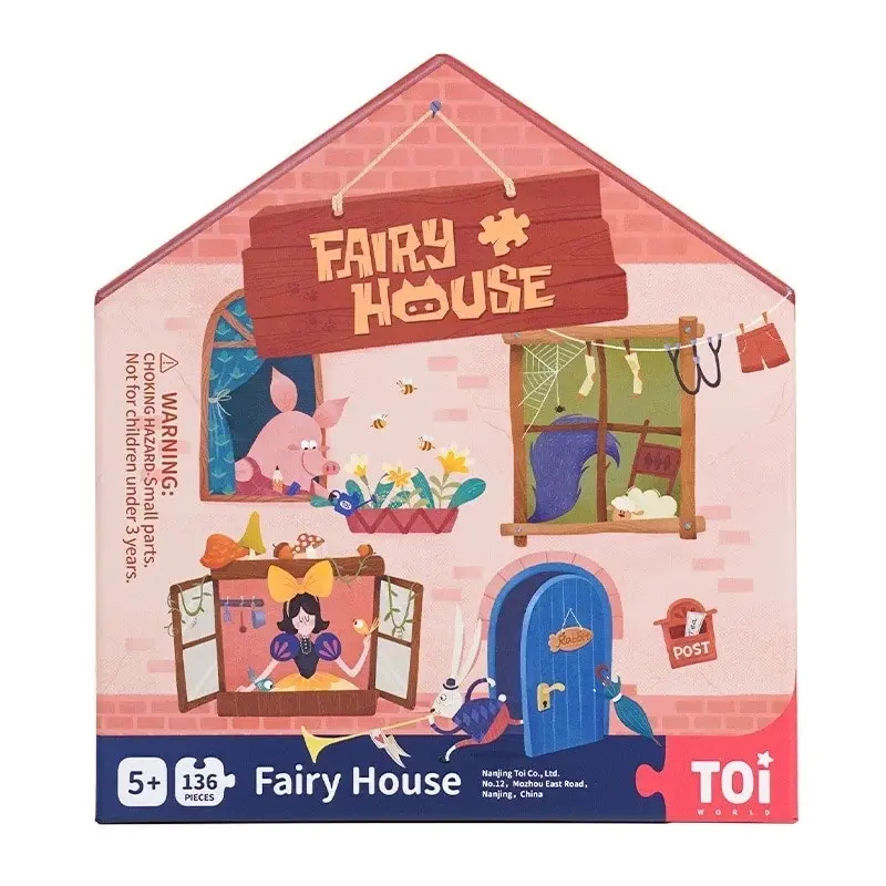 TOI - Fairy House Jigsaw Puzzle 136 Pieces