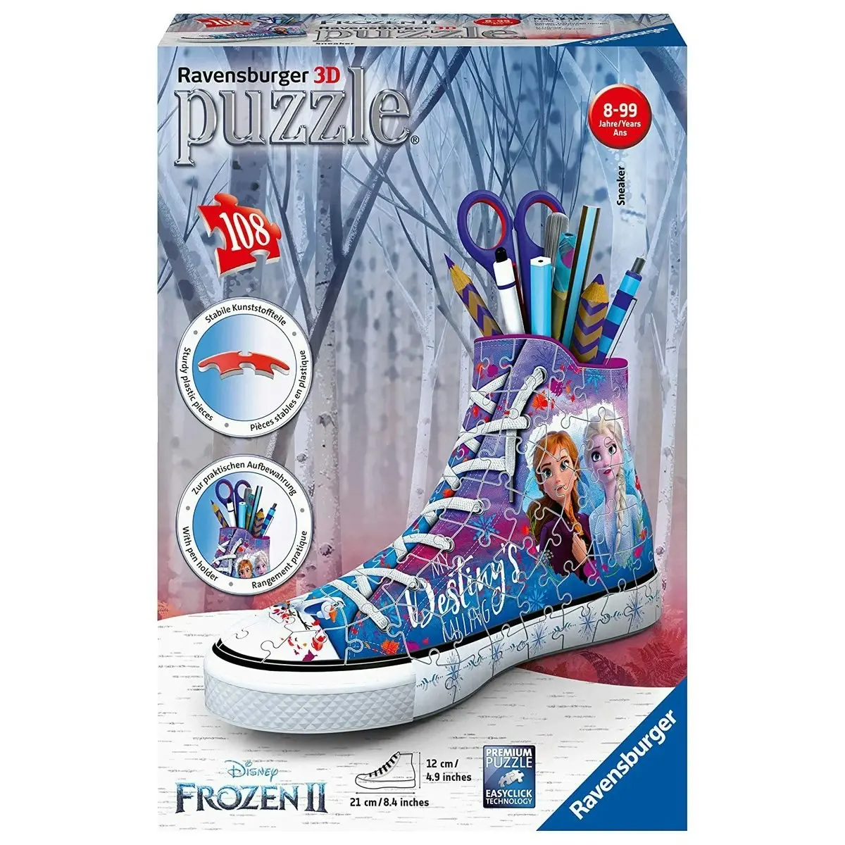 Ravensburger - Frozen 2 - 3D Sneaker 108 Pieces Pieces Jigsaw Puzzle