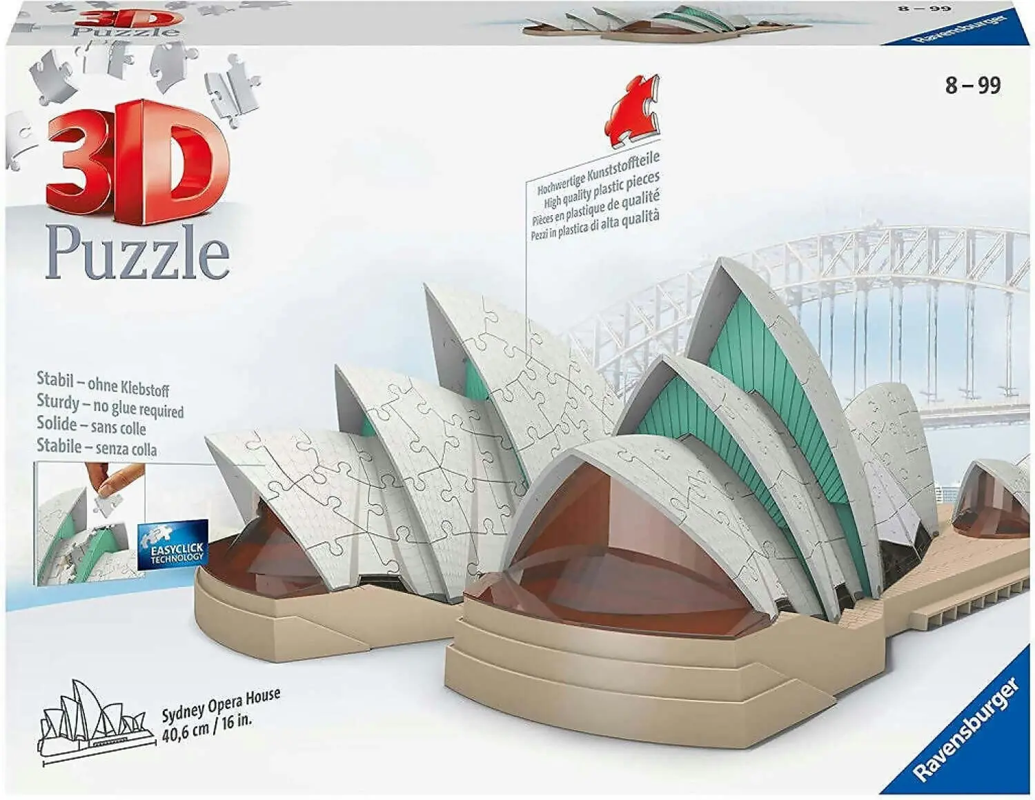 Ravensburger - Sydney Opera House 3D Jigsaw Puzzle 237 Pieces