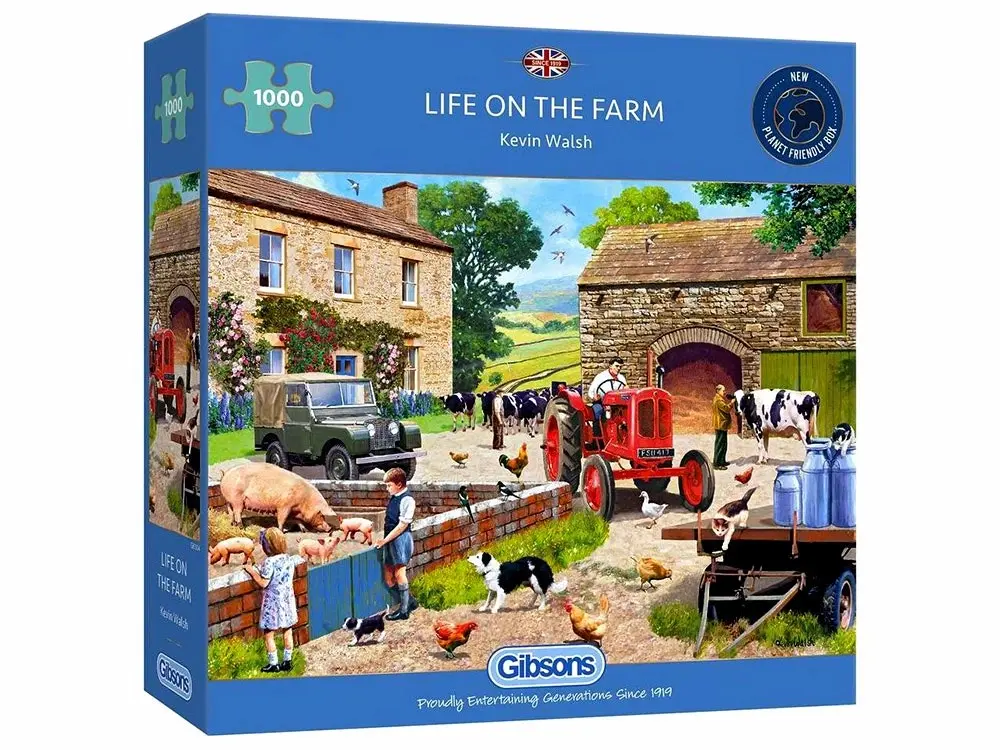 Gibsons - Life On The Farm Jigsaw Puzzle 1000 Pieces