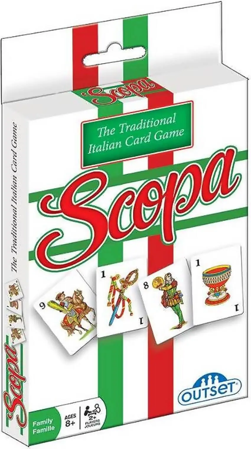 Scopa Traditional Italian Card Game By Outset