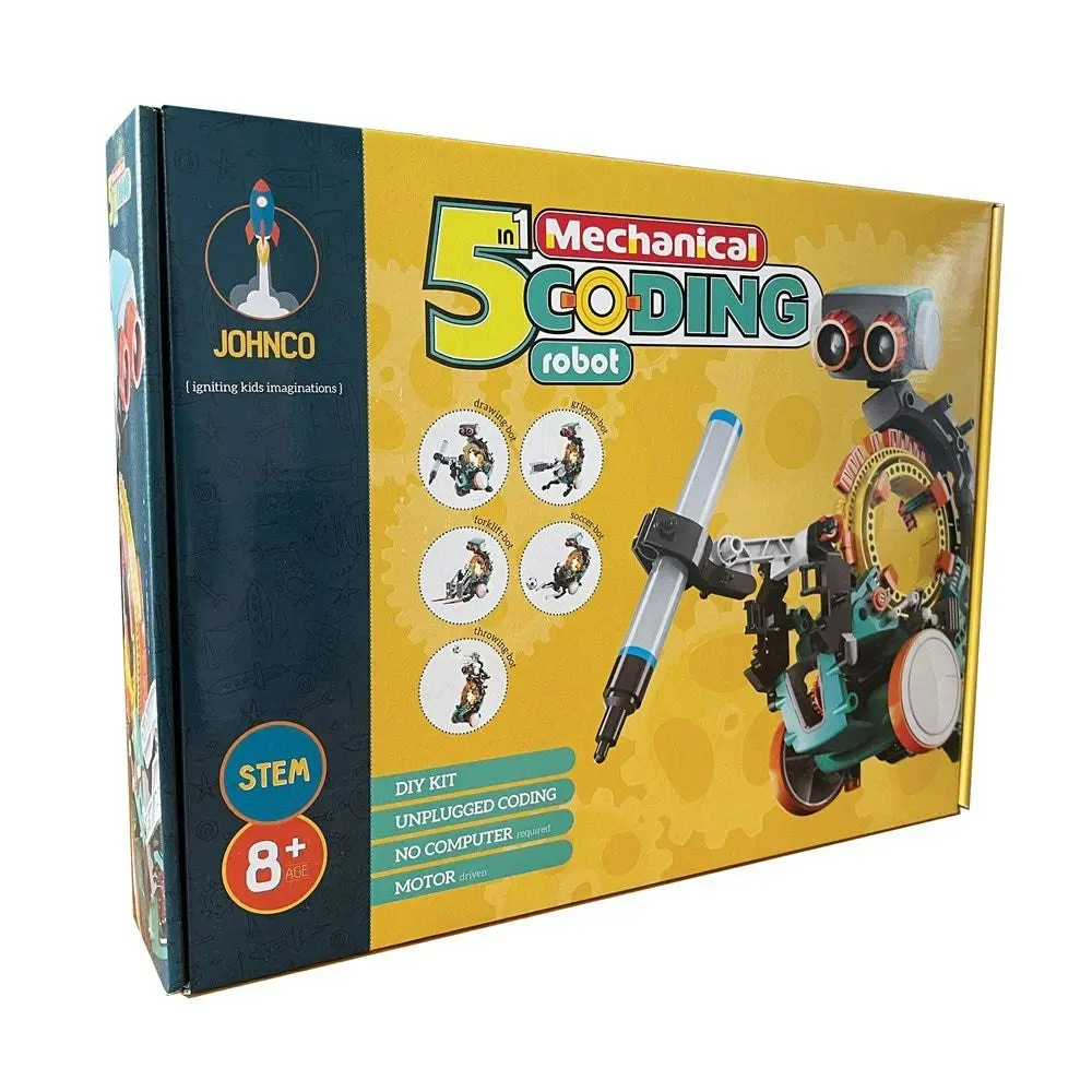 Johnco - 5 In 1 Mechanical Coding Robot