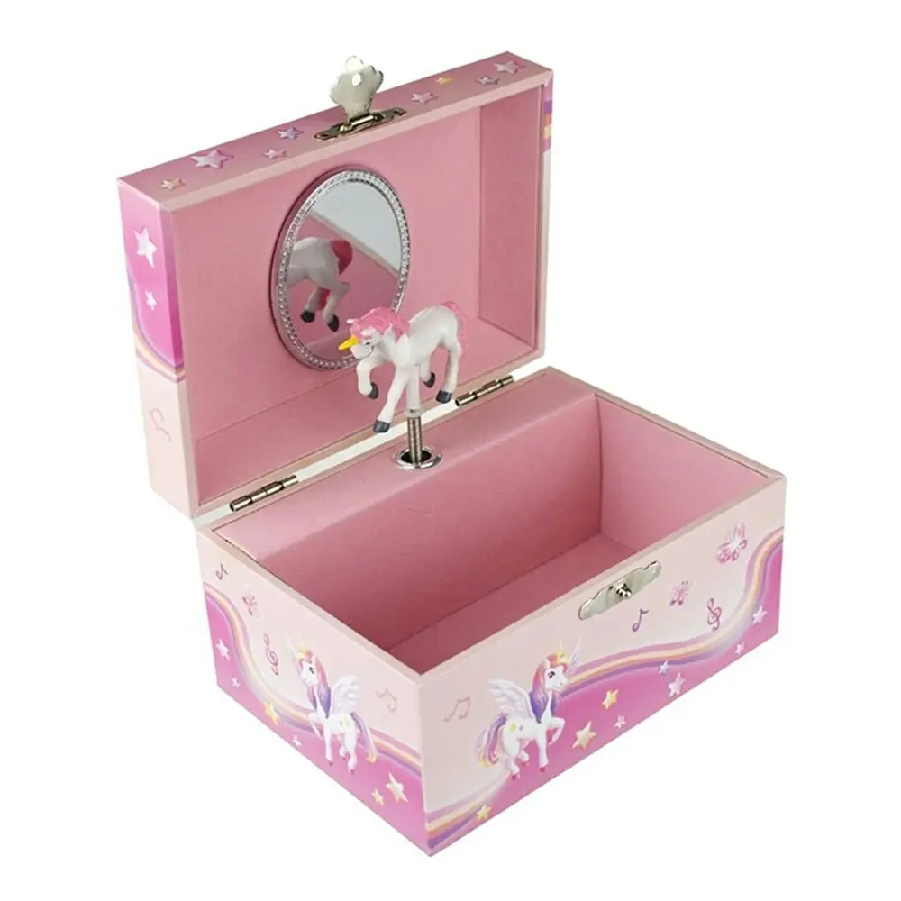 Kaper Kidz 15cm Nutmeg Unicorn Keepsake Musical Jewellery Box Organiser 3y+