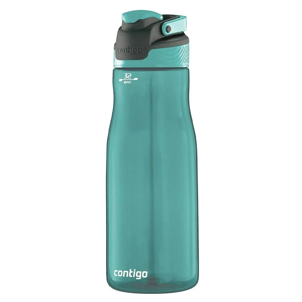 Contigo Autoseal 946ml Vacuum Insulated Water Bottle Drink Tumbler Jaded Grey