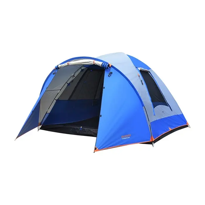 Wildtrak Tanami 6V Sleeping Dome Tent w/ Carry Bag Outdoor Camping Shelter Blue