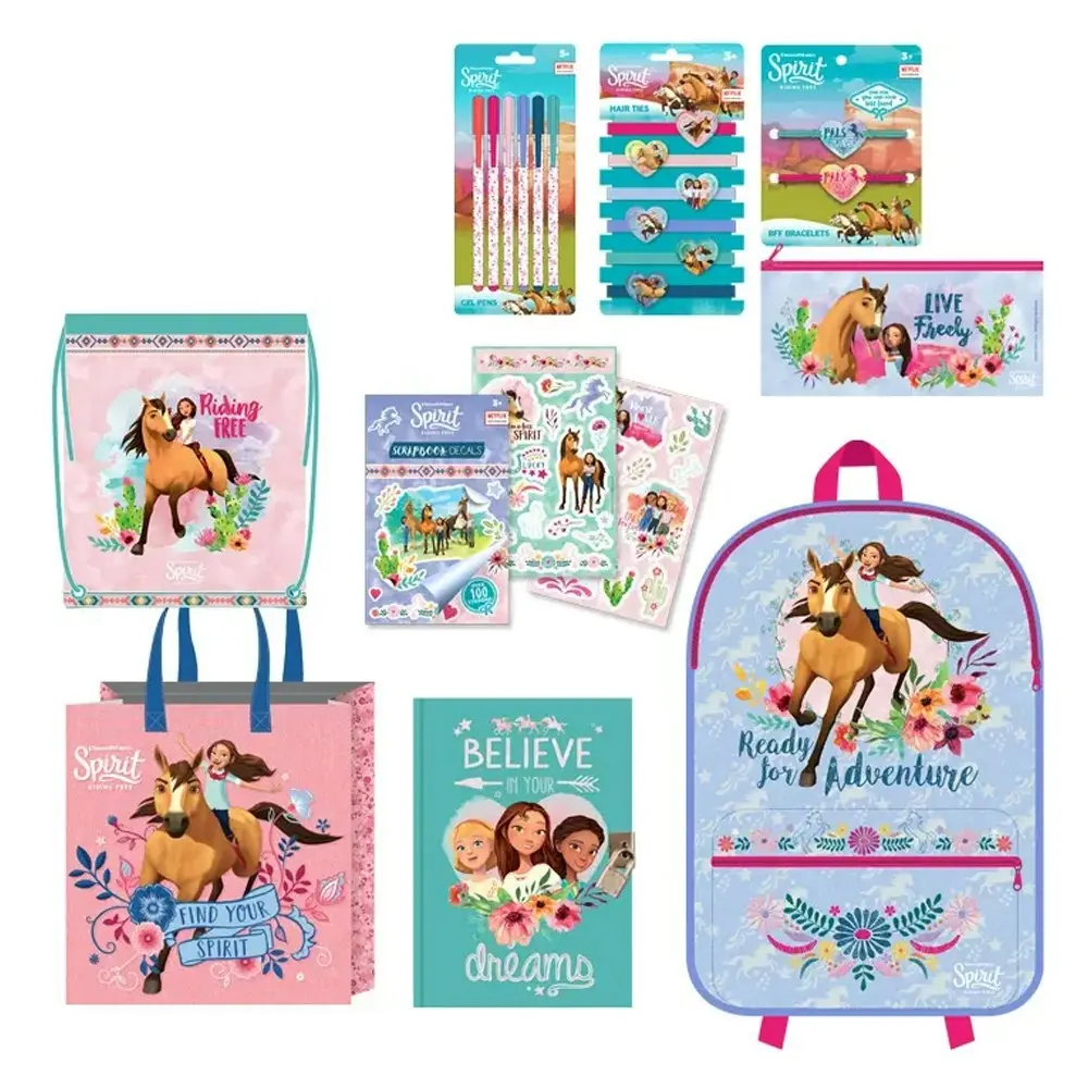 Spirit Riding Free Showbag 22 Dreamworks Themed Kids Backpack/Bracelet 3y+ Toy