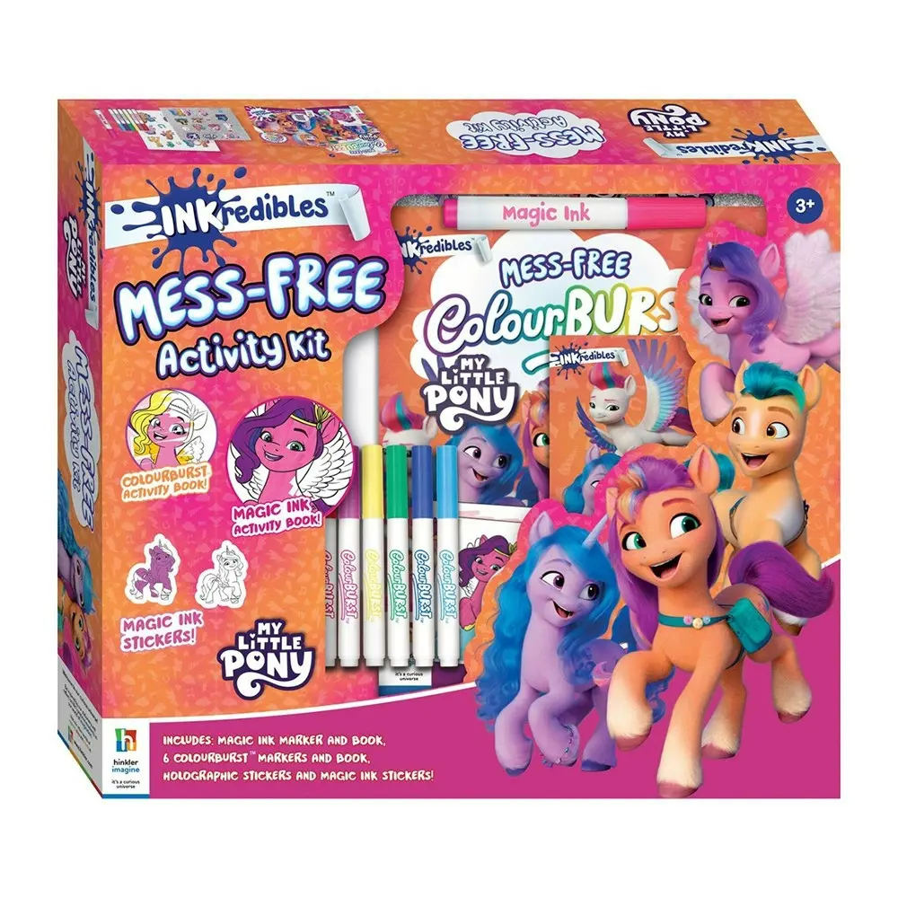 Inkredibles Kids/Children Activity Kit My Little Pony 3y+ w/Markers/Stickers