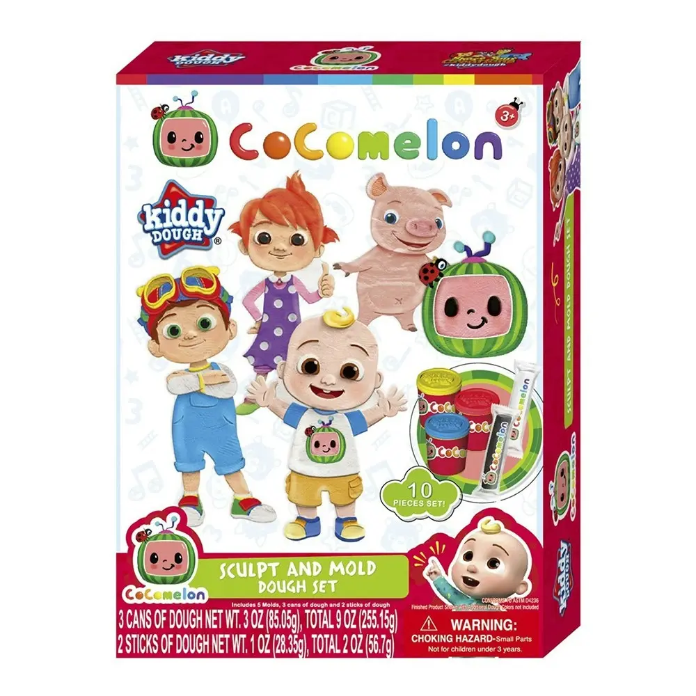 Creative Kids Cocomelon Sculpt & Mold Dough Fun Activity Play Set Children 3y+