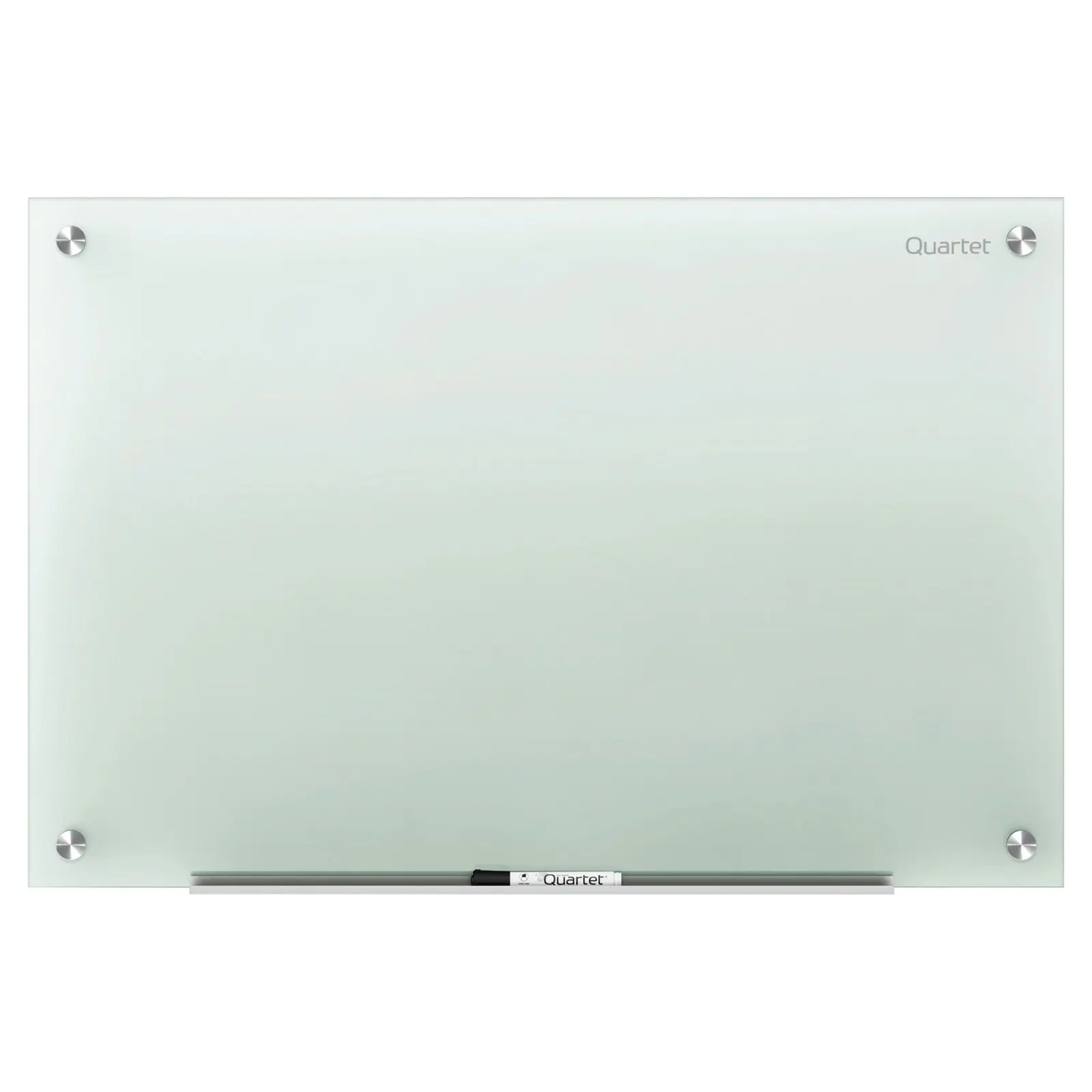 Quartet Dry-Erase 45x60cm Writing Tempered Glass Surface Board Frosted Frameless