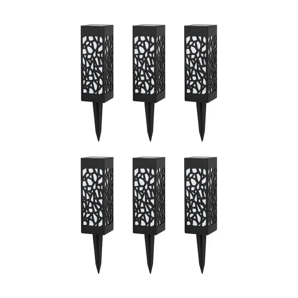 6PK Licht Solar Powered Outdoor Garden Flickering/Dance Flame Light 5.9x5.9x29cm