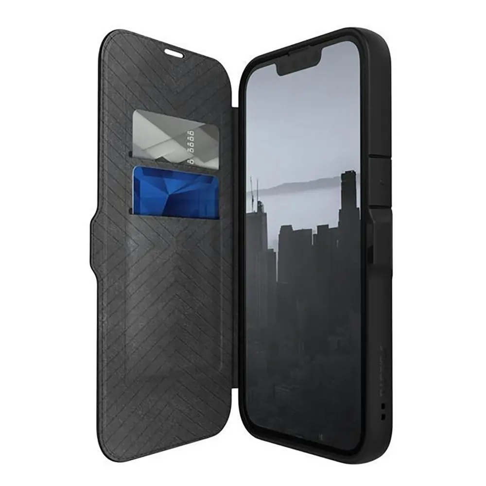 X-Doria Raptic Urban Folio Case Wallet Cover Protection For iPhone 14 Black