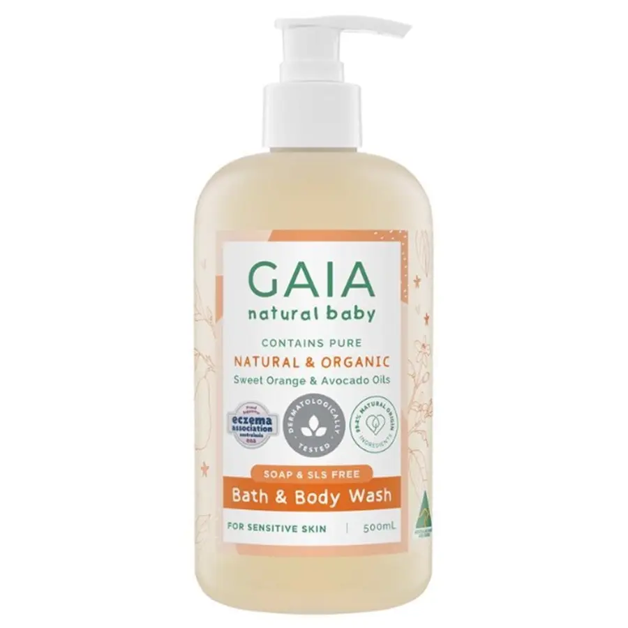 Gaia Skin Naturals GAIA Natural Baby - Bath & Body Wash 500ml