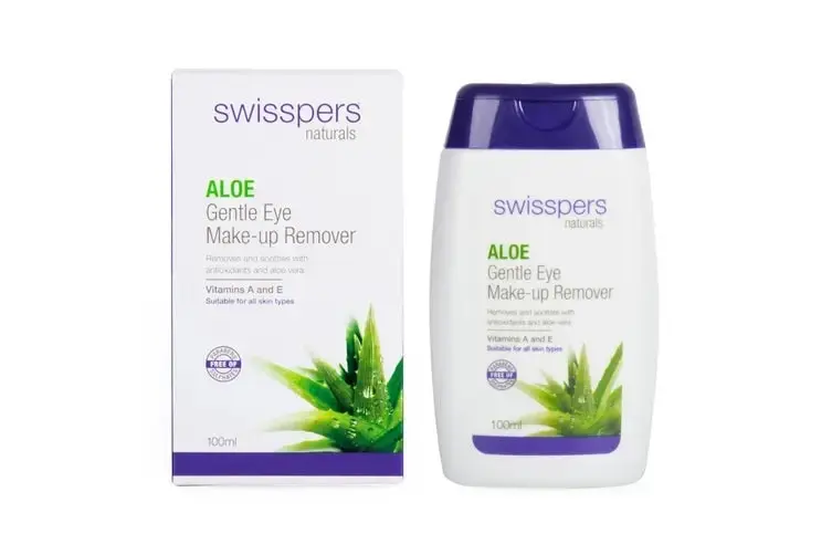 Swisse Swisspers Naturals Aloe Eye Makeup Remover 100ml