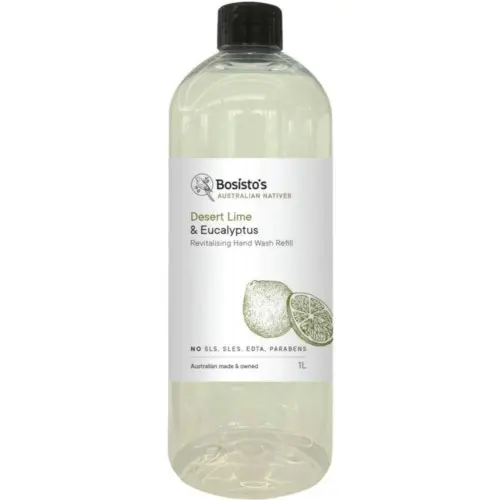 Bosisto's Bosistos Desert Lime And Eucalyptus Revitalising Hand Wash Refill 1 Litre