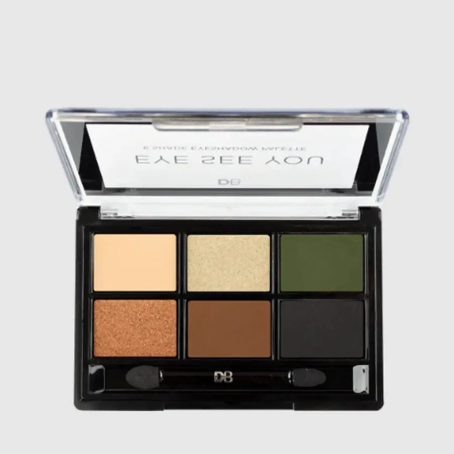 Designer Brands DB Cosmetics Eye See You 6 Shade Palette Kah-keen