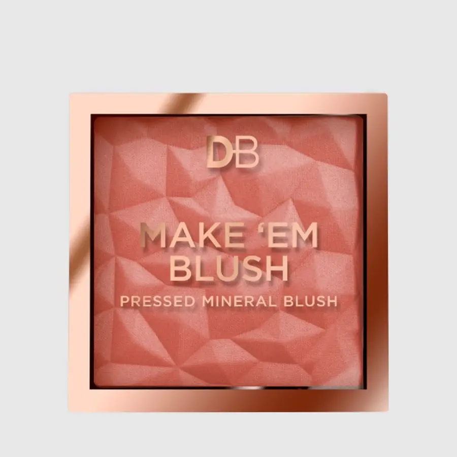 Designer Brands DB Cosmetics Make 'em Blush Pressed Mineral Blush Rose Glow