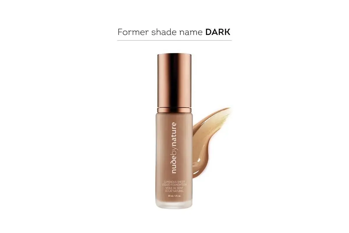 Nude by Nature Luminous Sheer Liquid Foundation Cafe 30ml