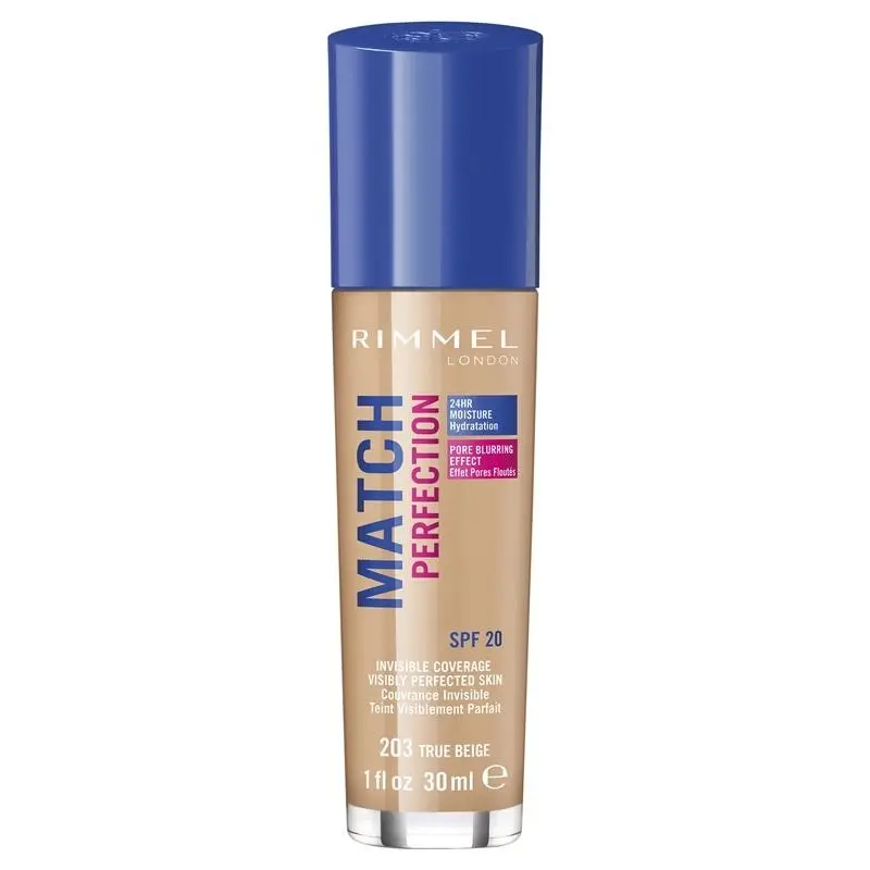 Rimmel London Rimmel Match Perfection Foundation 203 True Beige