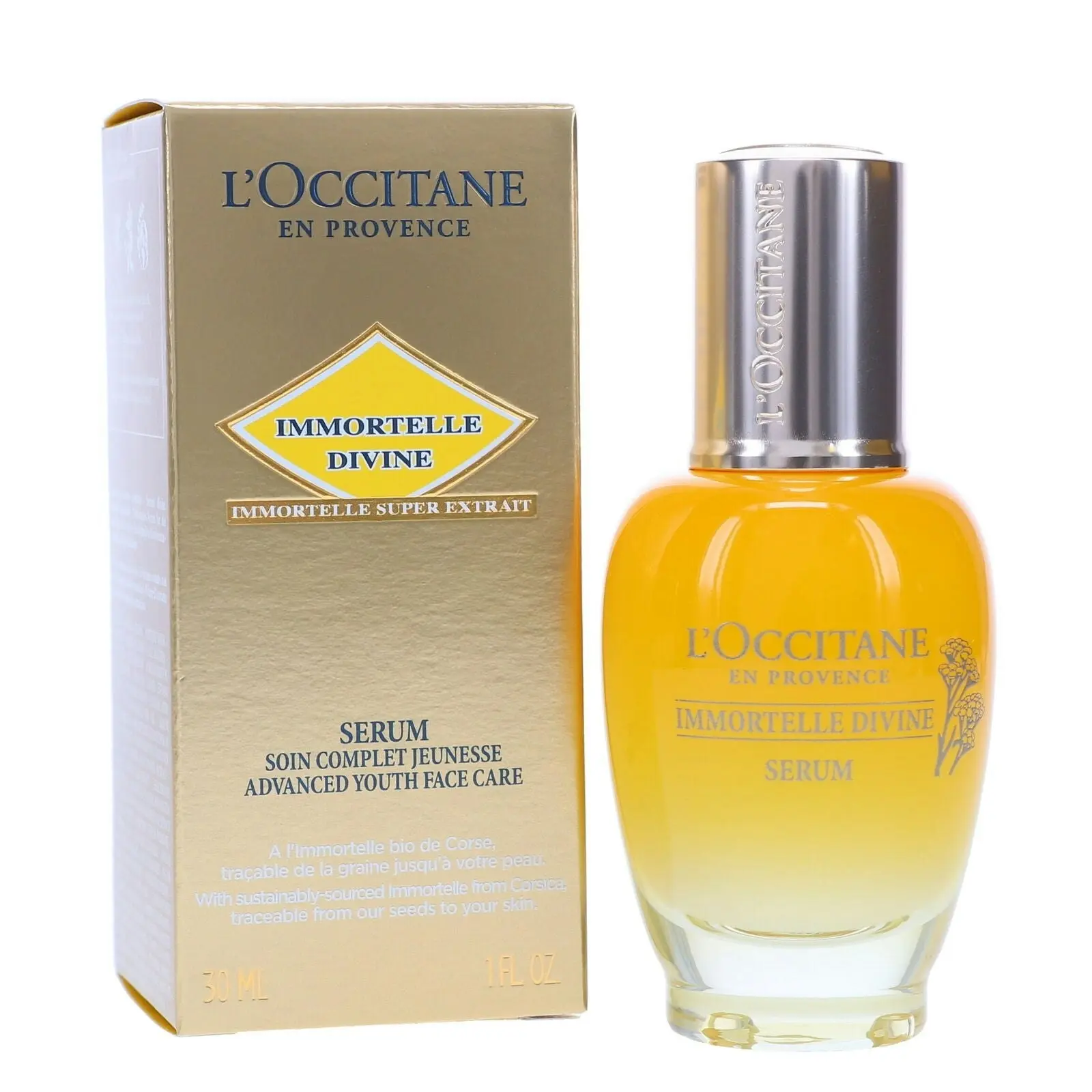 L'occitane Immortelle Divine Serum - Advanced Youth Face Care 30ml