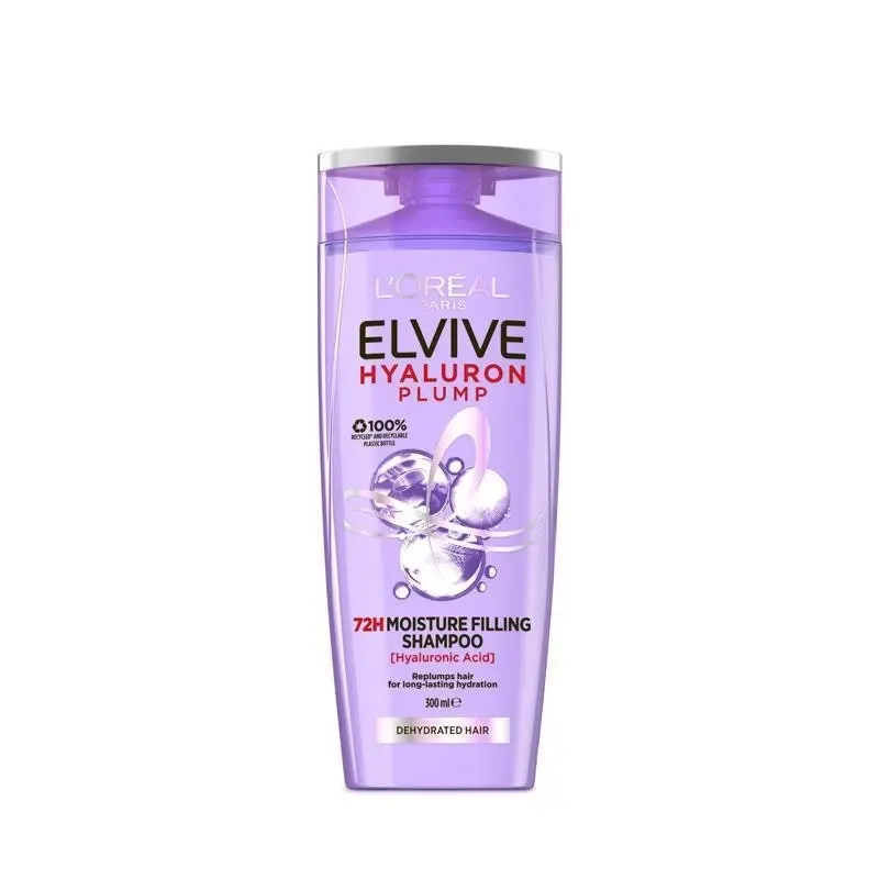 L'oreal Paris Elvive Hyaluron Plump 72h Moisture Filling Shampoo 300ml