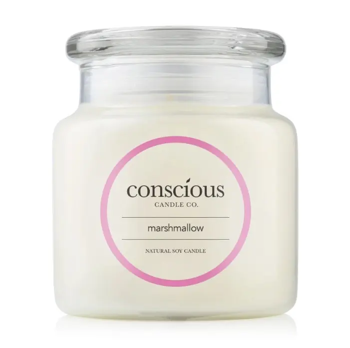 Conscious Candles Conscious Candle Marshmallow Natural Soy Candle 510g