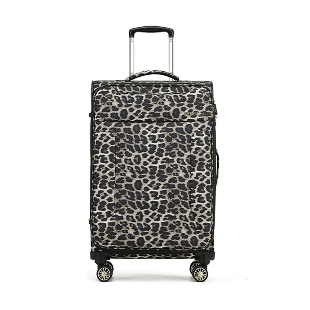 Tosca So-Lite 3.0 25" Checked Trolley Luggage Holiday/Travel Suitcase - Lepoard