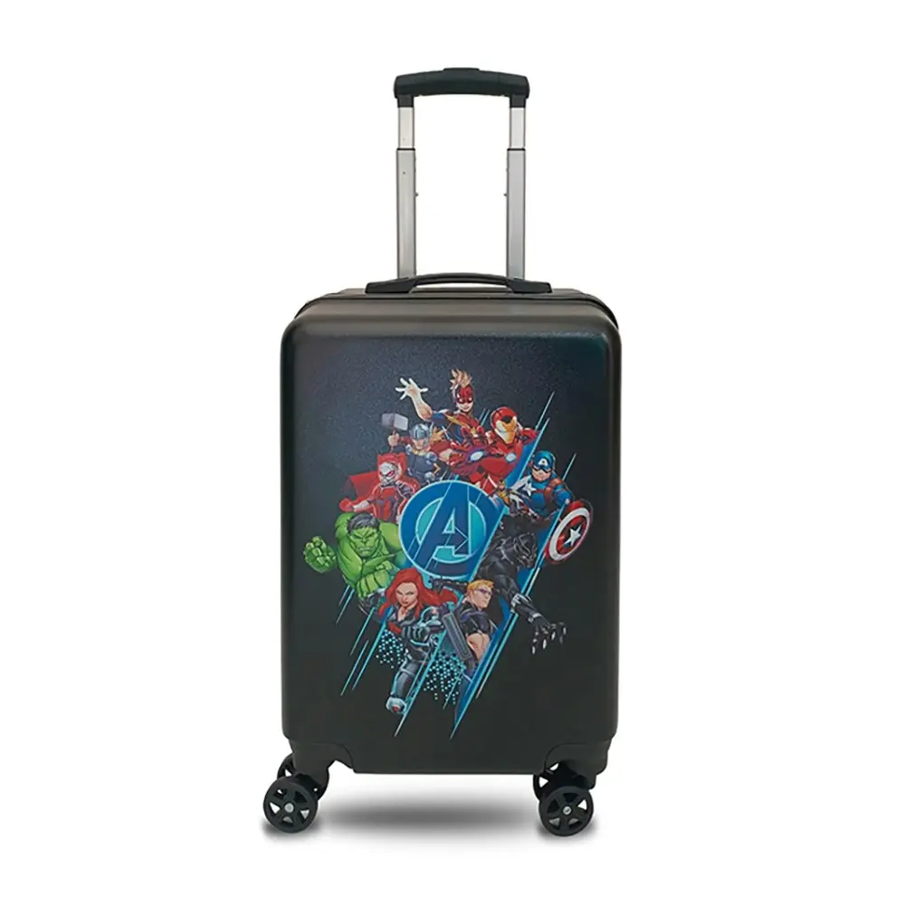 Marvel Avengers 20" Trolley Cabin Luggage Travel 4 Wheel Suitcase Bag 50x34x22cm