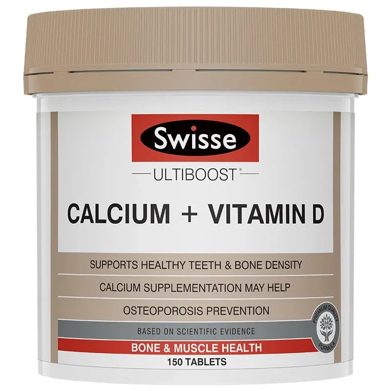 Swisse Ultiboost Calcium + Vitamin D 150 Tablets