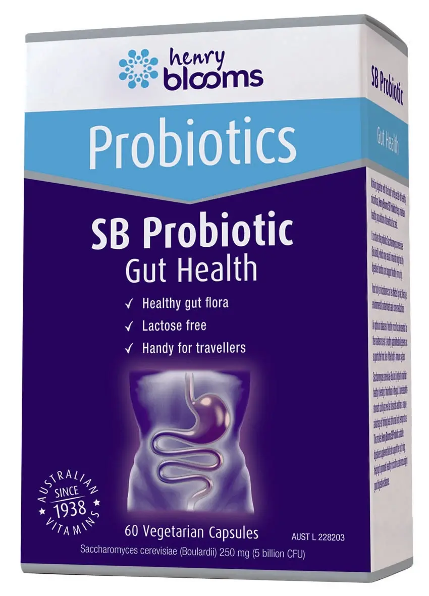 Henry Blooms Sb Probiotic Gut Support 60 Capsules