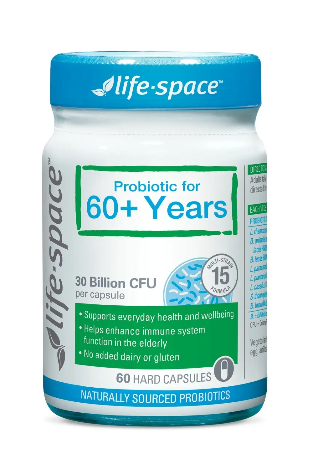 Life Space Probiotic For 60+ Years 60 Caps