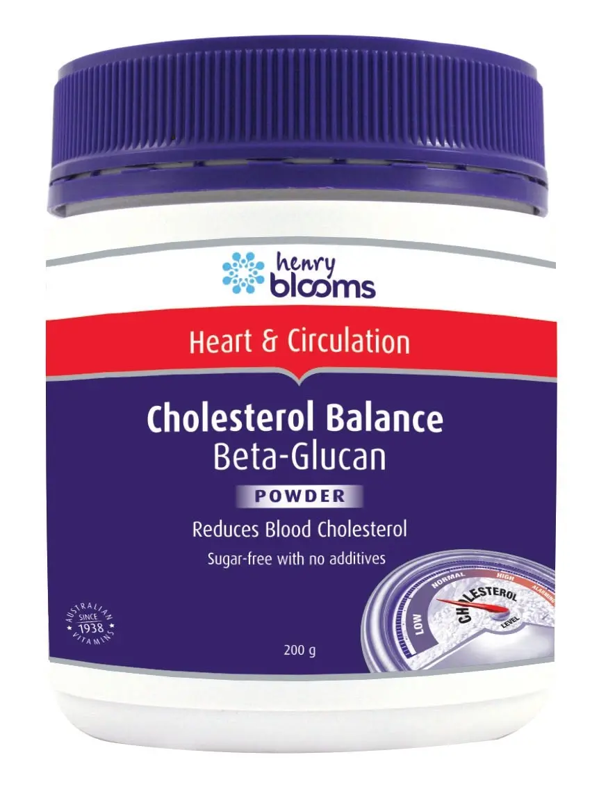 Henry Blooms Cholesterol Beta-Glucan Powder 200g