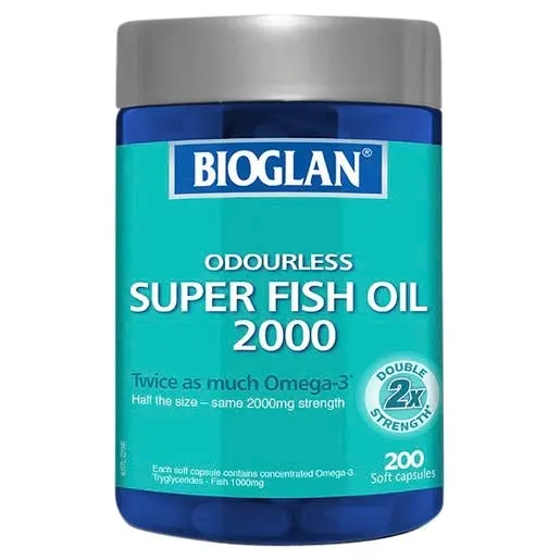 Bioglan Super Fish Oil Double Strength 200 Capsules