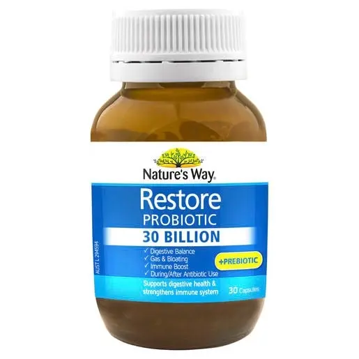 Natures Way Restore Probiotic 30B 30 Tabs