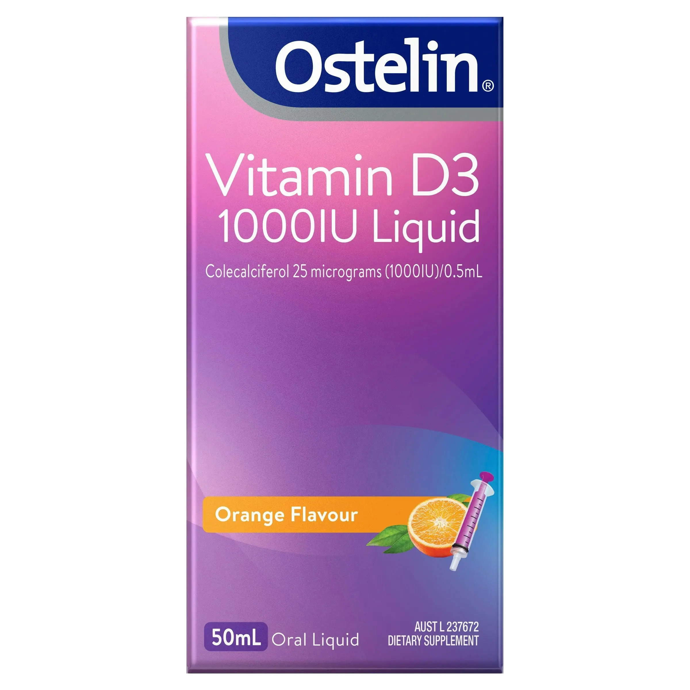 Ostelin Vitamin D3 1000IU Liquid 50mL