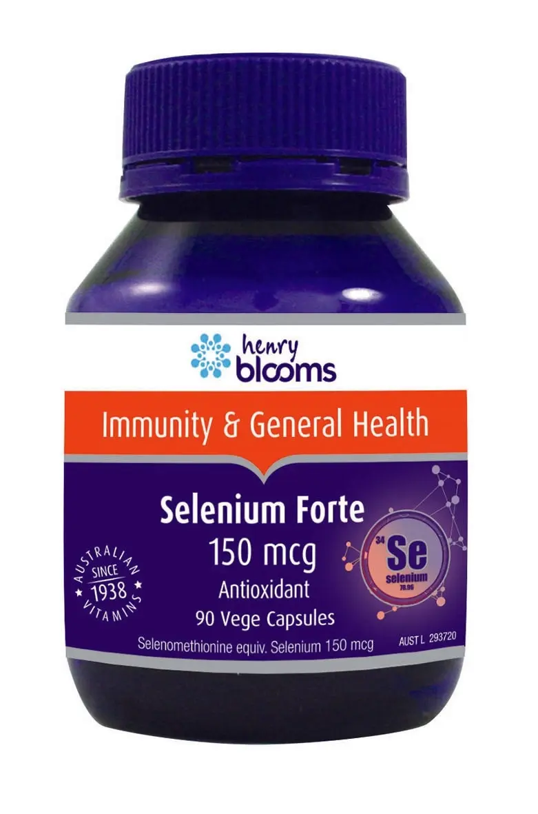 Henry Blooms Selenium Forte 150mcg 90 Capsules