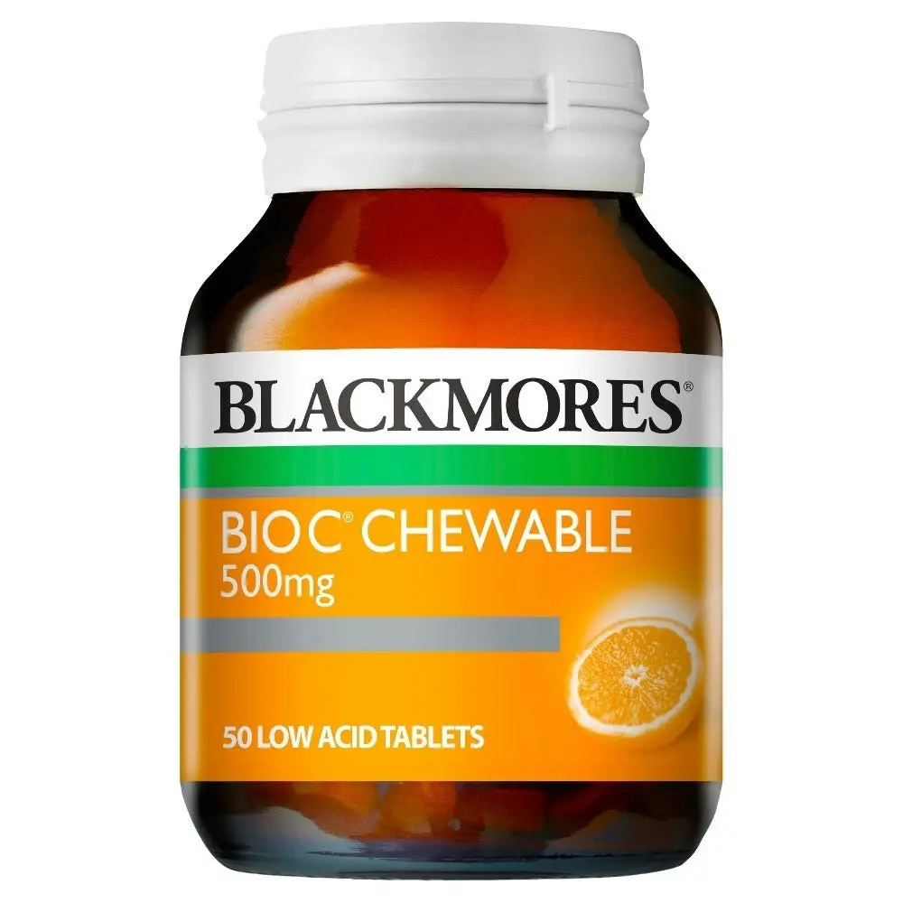 Blackmores Bio C Chewable 500Mg 50 Tablets