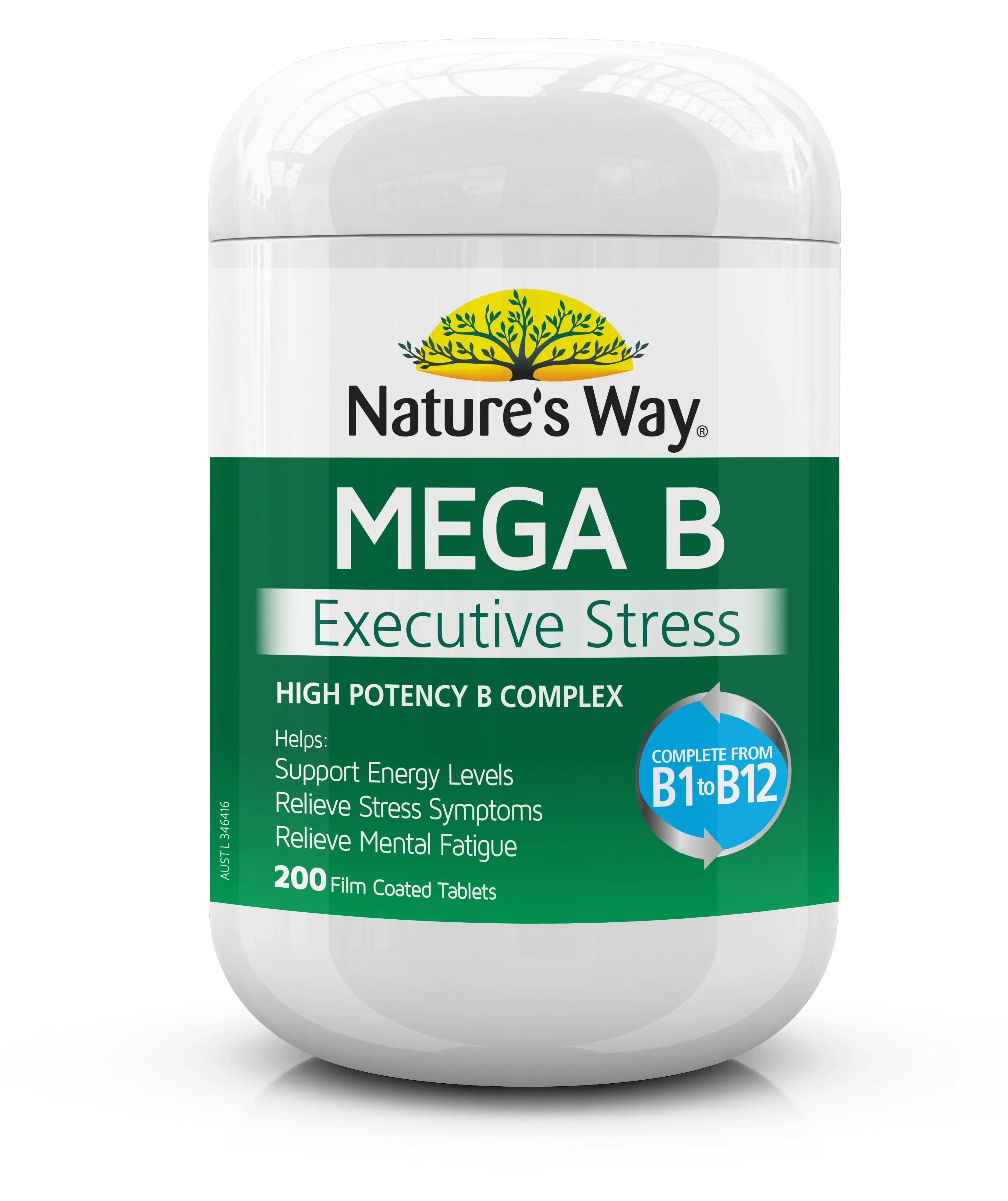 Natures Way Mega B 200 Tabs