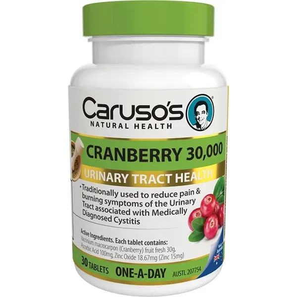 Caruso's Cranberry 30000 30 Tablets