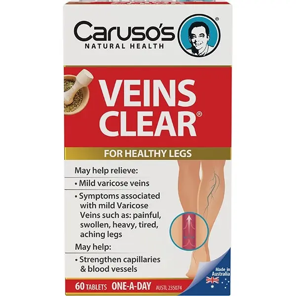 Caruso's Veins Clear(R) 60 Tablets