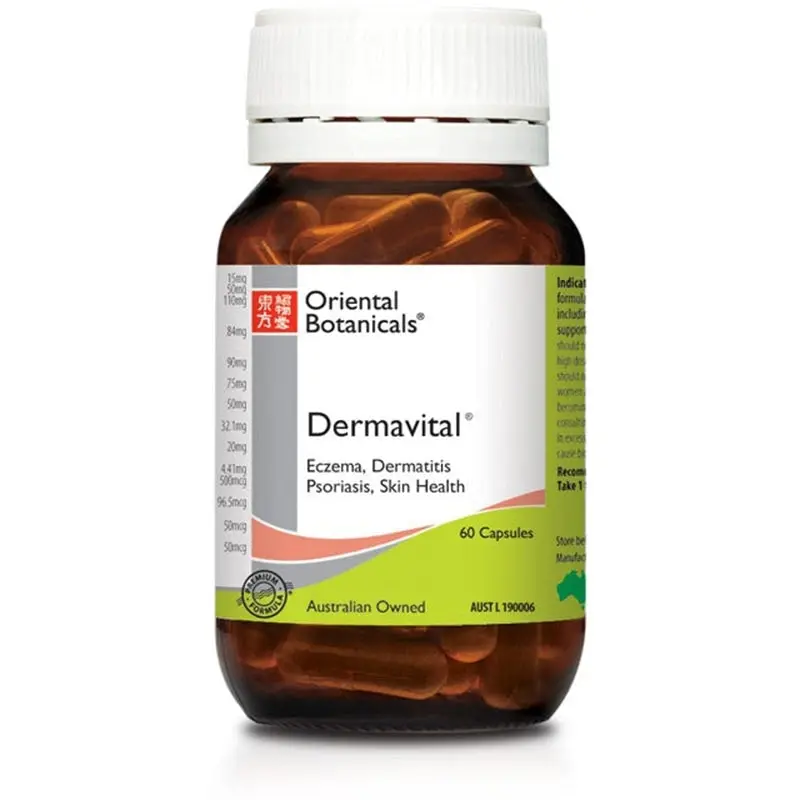 Oriental Botanicals Dermavital 60 Caps