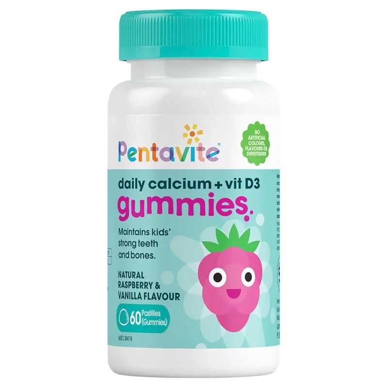 Pentavite Calcium + Vit D3 Kids Gummies 60