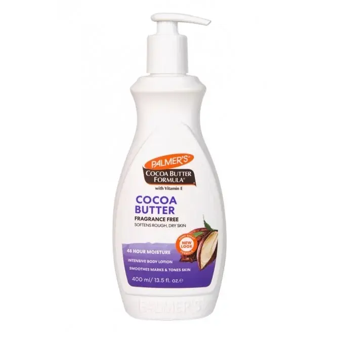 Palmers Cocoa Butter Lotion Fragrance Free 400ml + Bonus 25%