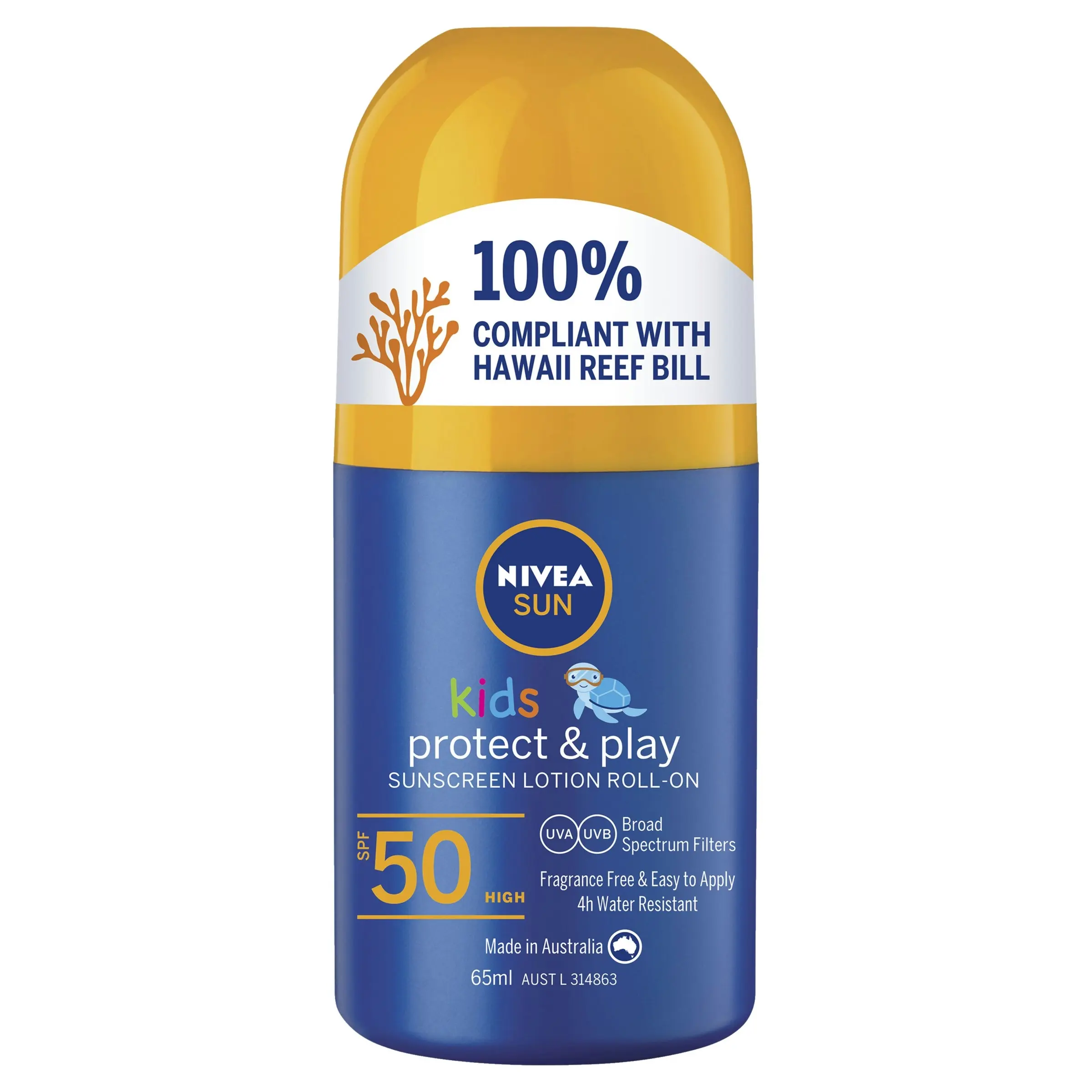 Nivea Kids Caring Roll On Sun Lotion SPF50 65ml